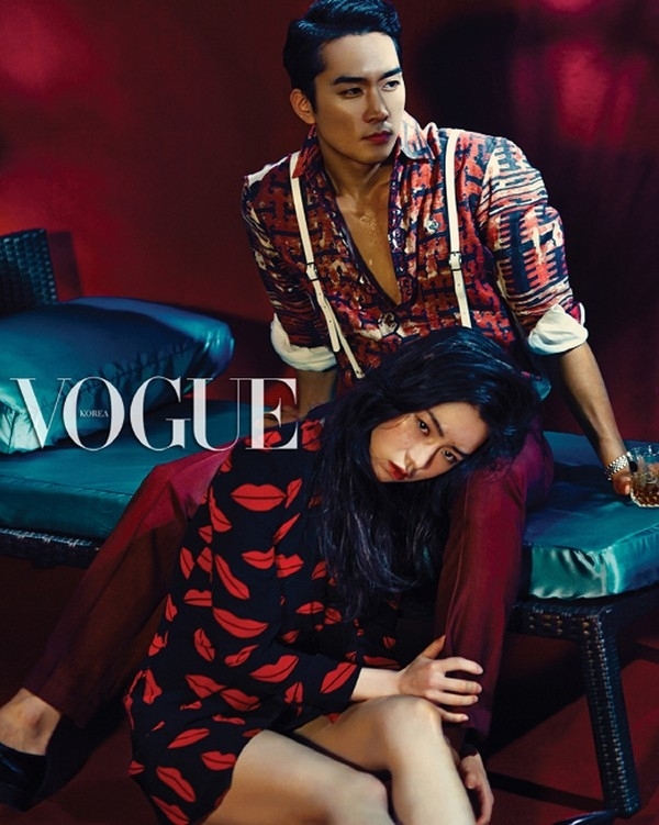 
	
	Song Seung Hun trên Vogue